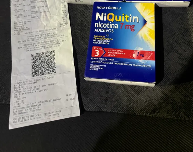 Adesivo de nicotina ETAPA 3