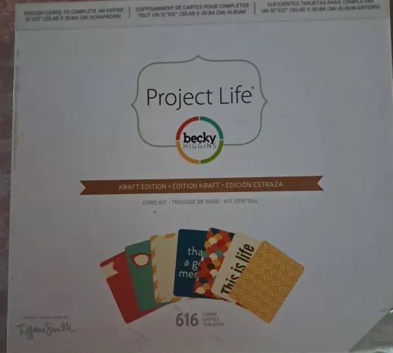 Cartões de papel para scrapbook