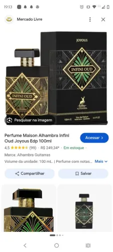 Perfume masculino arábico