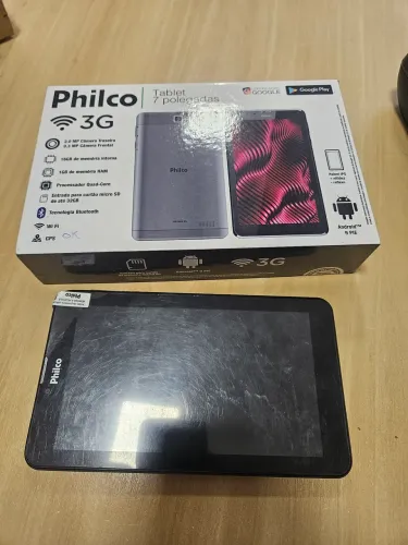 TABLET 7 POLEGADAS PHILCO 3G, 16GB MEMÓRIA INTERNA 1GB RAM, ACEITA CHIP