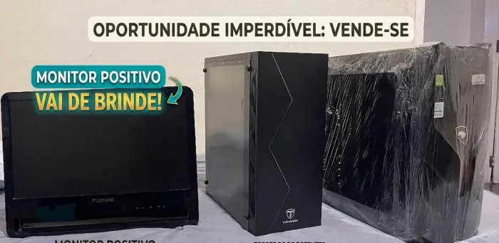 VENDE-SE COMPUTADOR GAMER MICRO ATX 1TB E GABINETE T-TAGGER P03B