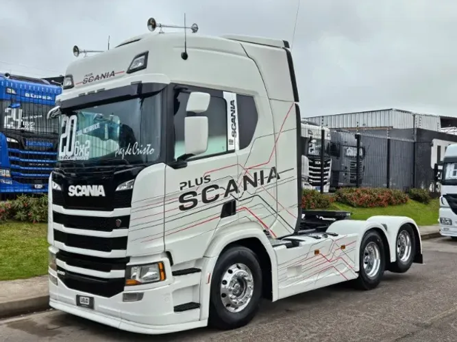 Scania R450 6x2 Highline Ano 2020 Teto Alto multimídia Automático Retarder Único Dono