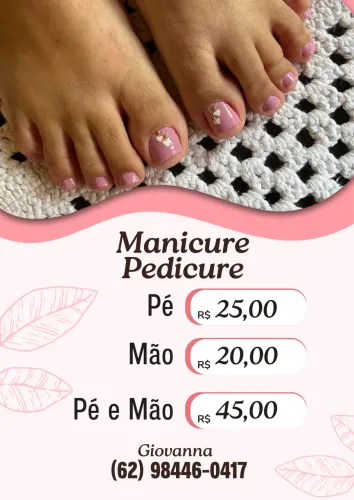 Manicure e pé de cure a domicílio