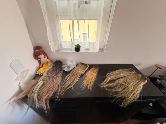 Cabelo humano usado