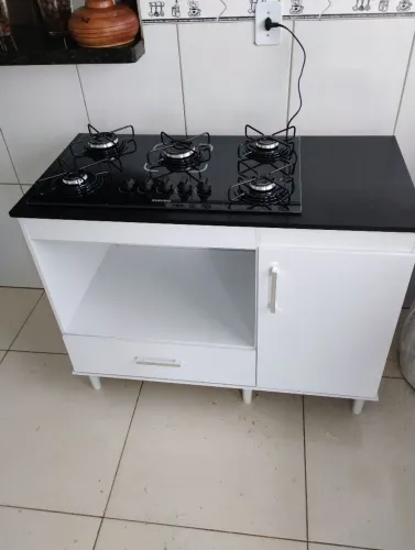 Balcão mais fogão coocktop 