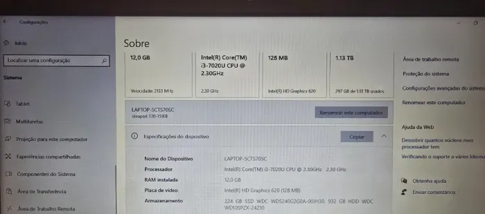 NOTEBOOK LENOVO