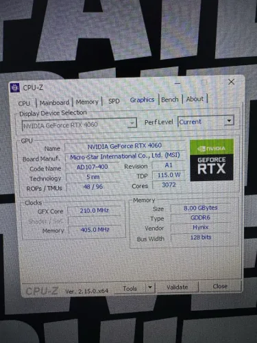 RTX 4060 MSI