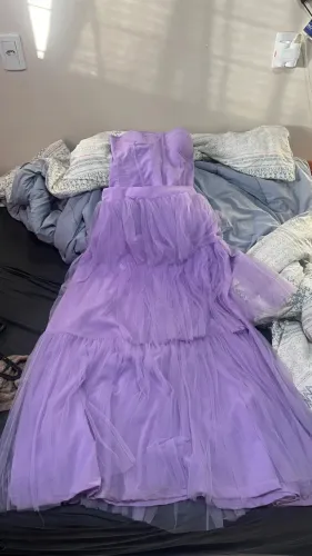 Vestido de festa Lilás