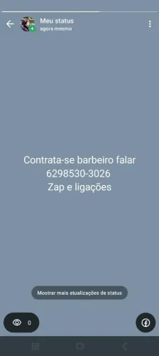 Vaga para barbeiro