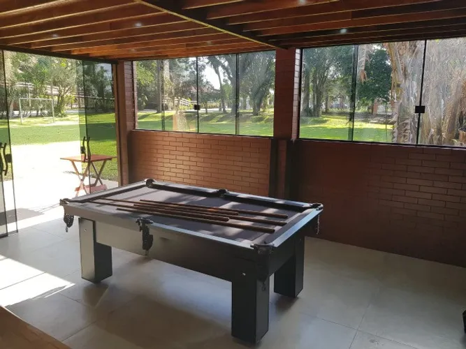 Mesa de Bilhar Preta Tx Tecido Preto Modelo JHF6565