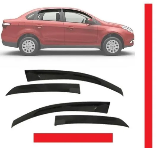 Calha De Chuva Defletor Fiat Grand Siena 4p todos dltub eybll