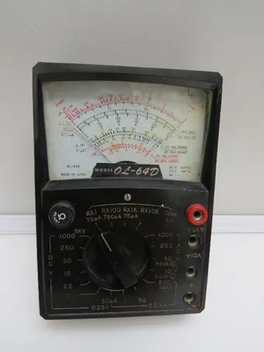 multimetro antigo made in japan