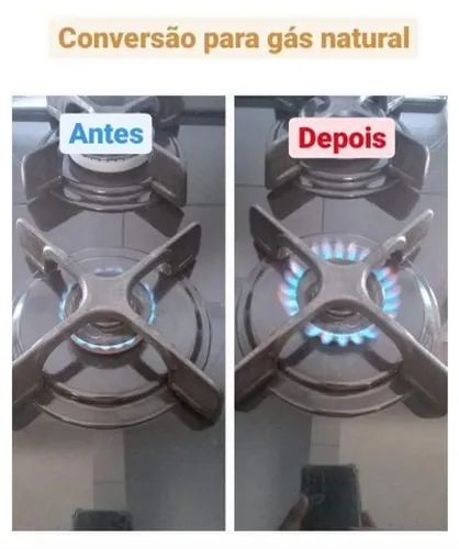 Instalação e conversão de fogão para gás natural e GLP