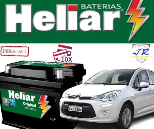 Bateria Heliar 60Ah 12v Automotivo