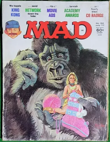 Revista MAD Americana No. 192 July 1977 Mad Magazine Em Inglês