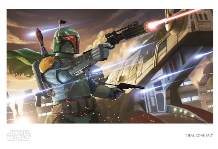 Quadro Star Wars Bobba Fett Sideshow