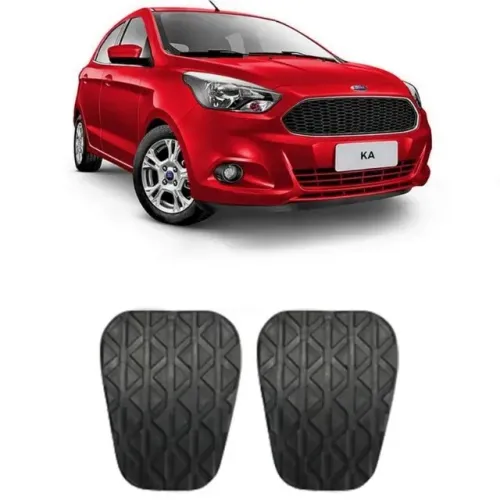 Kit borrachas de pedais pedaleiras Ford ka