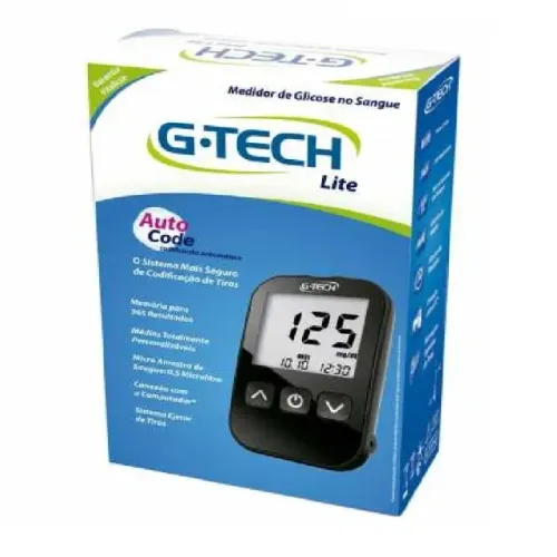 Kit Medidor Glicose G-tech Sem Tiras