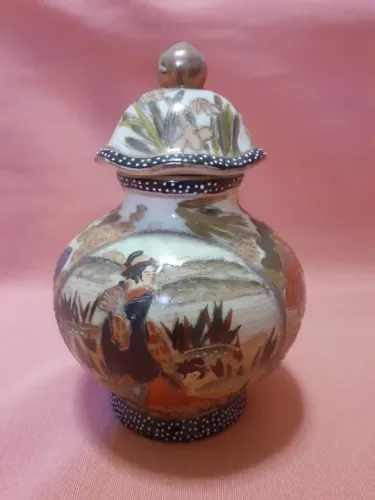 Pote/Potiche Chinês porcelana 