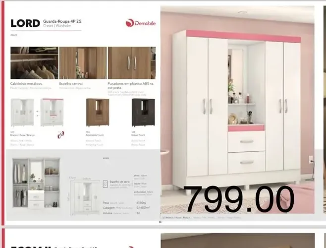 Guarda Roupas Lord Capelinha