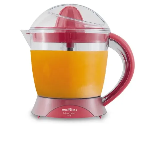 Espremedor de Frutas Britânia Premium Bellagio Maxx Vermelho 35w 1,5L 220v