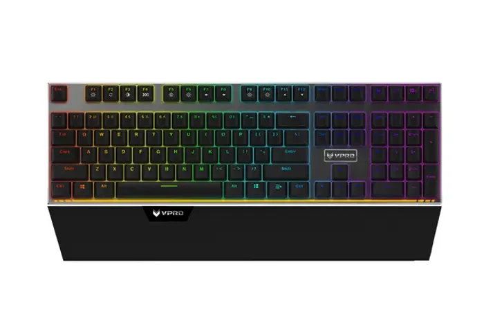 Teclado mecânico com iluminação rgb novo