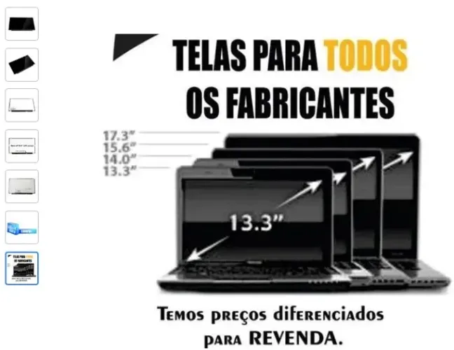 Telas de Notebook e Teclado