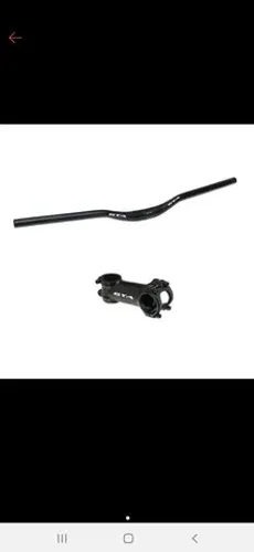 Guidão curvi mais mesa gta 31.8mm alumínio Novo 