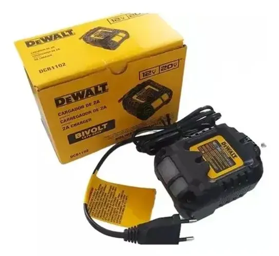 Carregador BateriCarregador de Bateria 12v 20v Dcb1102 Dewalt