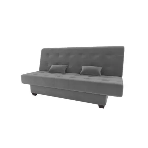 Sofá Cama Molde 1.80m Cinza 2 Lugares