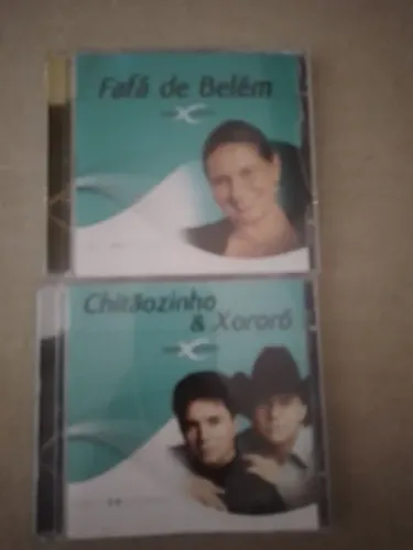 Kit cds fafá de Belém e chitãozinho e xororó