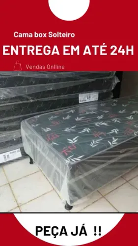 Cama box solteiro - preço de fábrica peça já a sua.