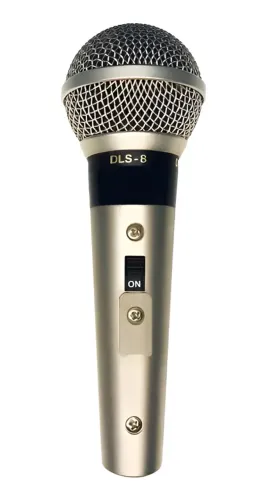 Microfone C/ Fio Dylan DLS-8 Tipo Leson Dinâmico C/ Cabo
