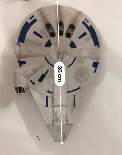 Nave Millennium Falcon - Star Wars + 6 bonecos