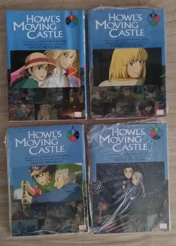 Howl's Moving Castle - Coleção Completa 4 Volumes. NOVO/LACRADO!!! FRETE GRÁTIS!!!