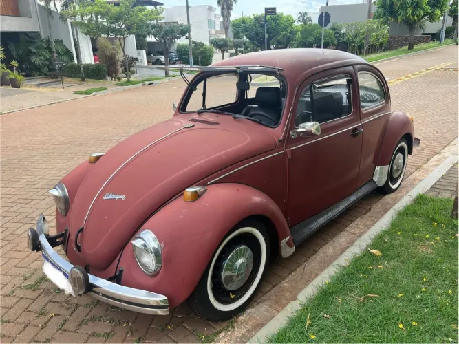 Fusca 86 vermelho