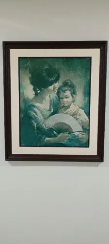 Quadro Decorativo: de Gonzalez Carbonell 1919. gravura  de 1979