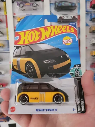 Renault Espace F1 Lacrada Preto Hot Wheels.