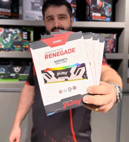 (Loja Física) Memória Ram 8GB, 16GB, 32GB, DDR4, DDR5