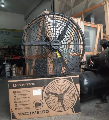 Ventilador de Parede 1 Metro Industrial 220v Ventisol - novas unidades