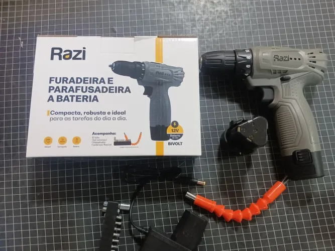 Furadeira parafusadeira Razi 12v