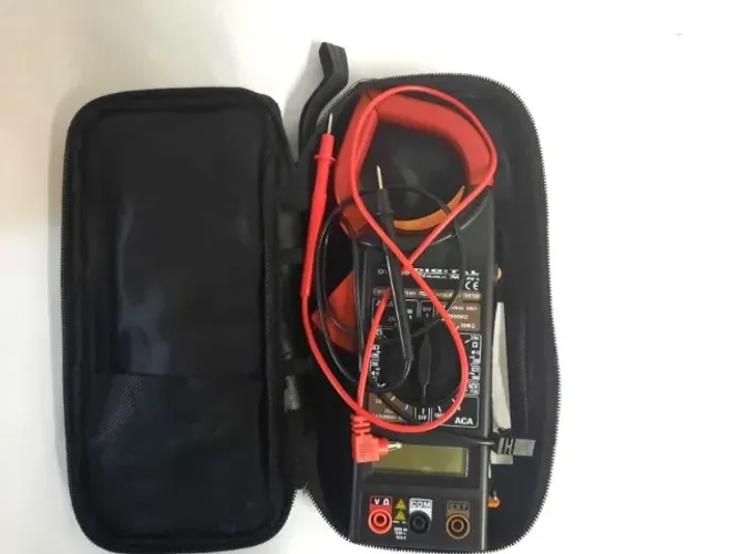 Alicate Amperímetro Digital Profissional Clamp Meter 500a com case
