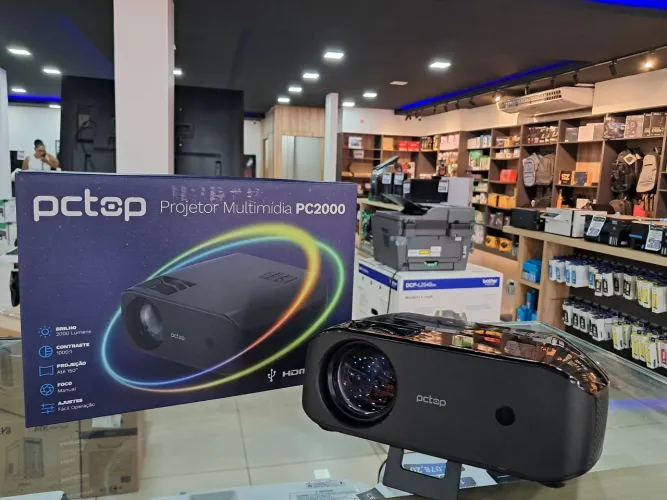 Projetor Multimídia PC2000 - promoção 397 novo de loja 