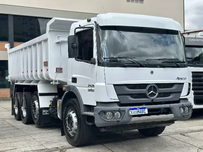 Mb Atego 2426 Ano 2022 8x2 Caçamba Basco 14m³