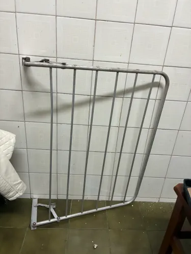 Varal aluminio parede