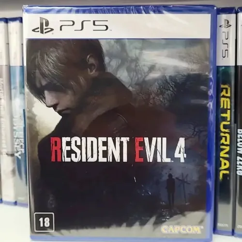 Jogaço Resident Evil 4 remake Playstation 5 midia