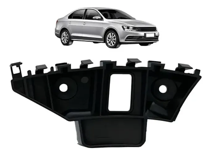 Guia Parachoque Dianteiro Jetta 2011-2014 Esquerdo Motorista