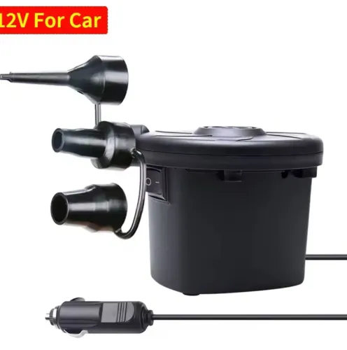 Inflador/Bomba de Ar Elétrica 12V p/ Camping e Infláveis