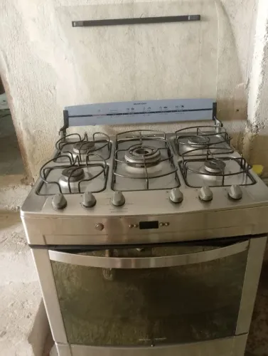 Vendo fogão 5 bocas Brastemp 