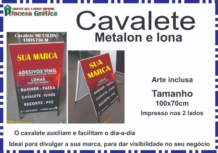 Cavalete metalon